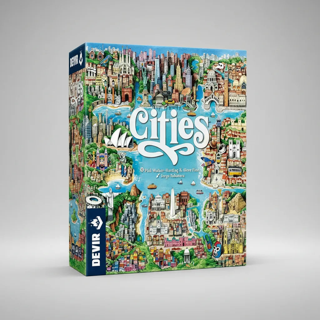 Juego De Mesa Cities Construcción Adultos