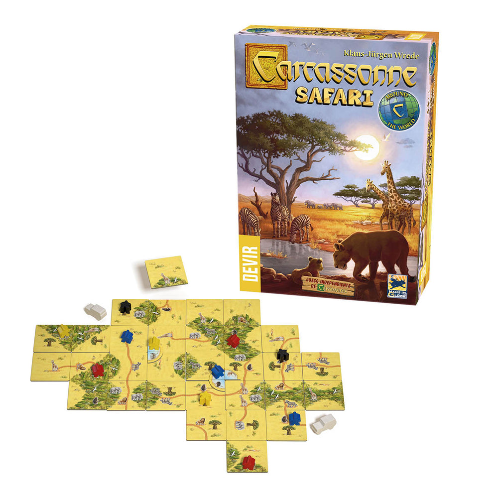 Juego De Mesa Carcassonne Safari Para Adultos