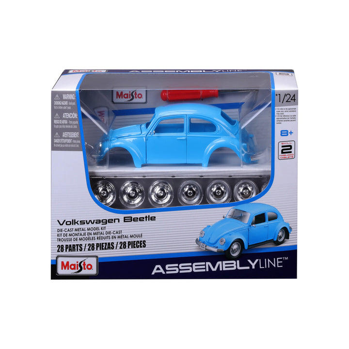 Carro Coleccionable 1/24 Para Armar Vw Beetle