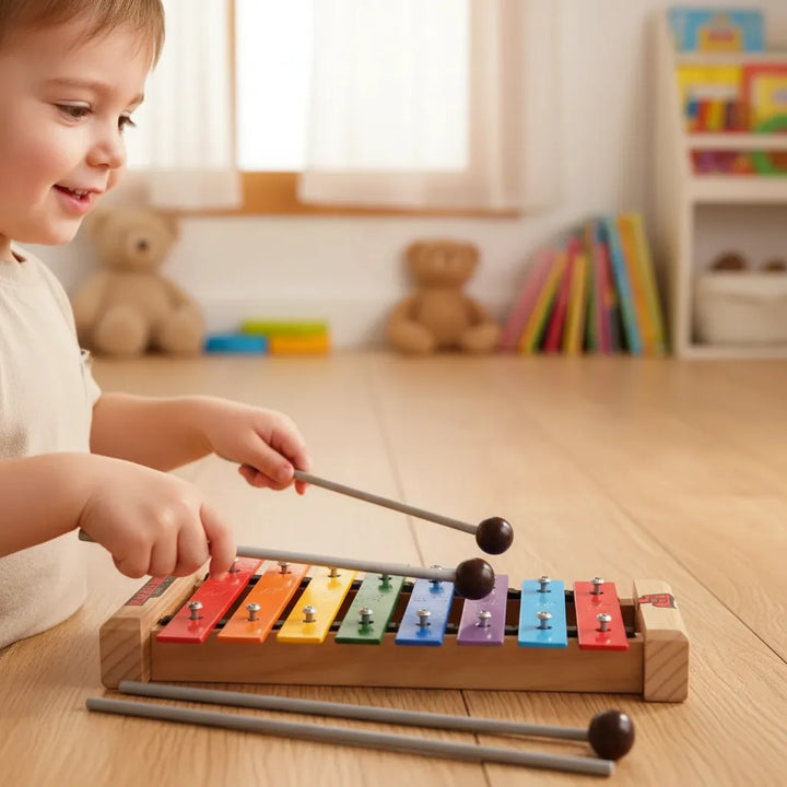 Juguete Musical Xilófono Carrillón X 8 Notas Para Niños
