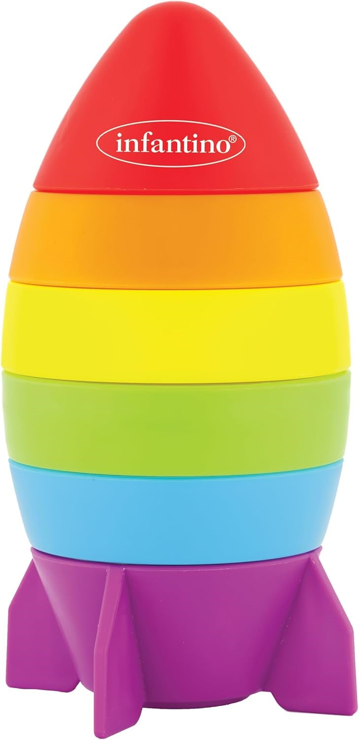 Juego Cohete Para Apilar Formas Niños
