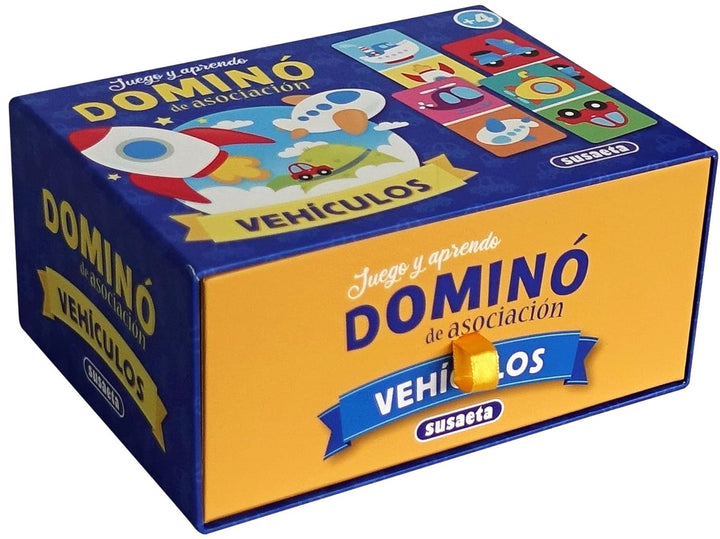 Juego Dominó De Asociación De Vehiculó Para Niños