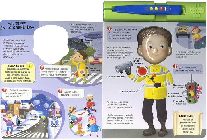 Libro Infantil Interactivo Pequeño Policía Niños