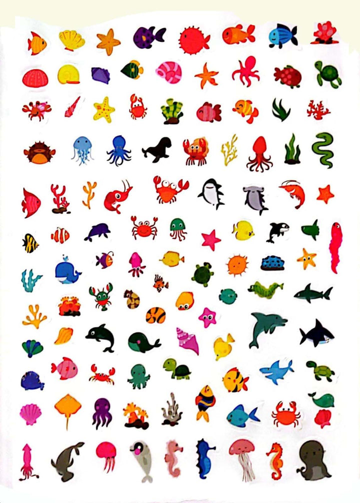 Libro Infantil Para Colorear Animales Marinos