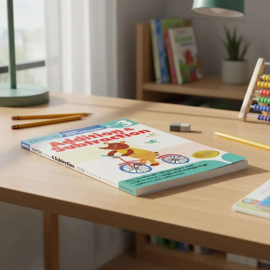 Libro Kumon Addition and subtraction grade 3 para Niños