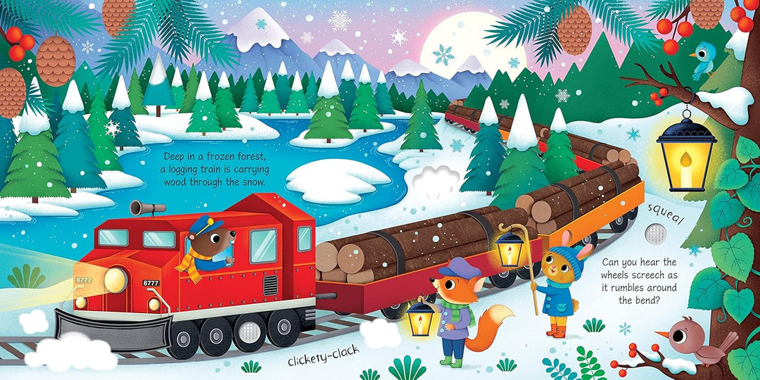 Libro Didáctico Con Sonidos Trenes Para Niños