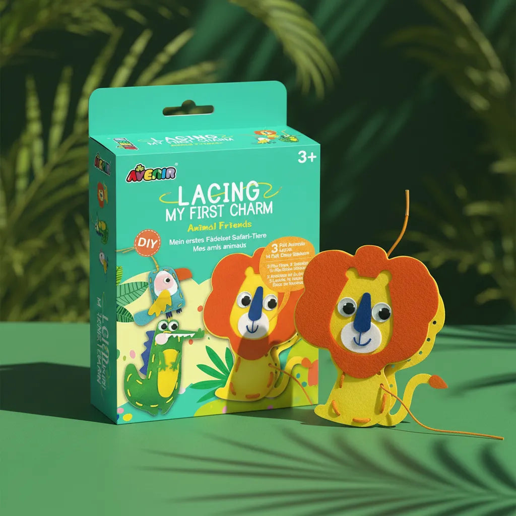 Set De Arte Y Manualidades Animales Tejidos Lv1