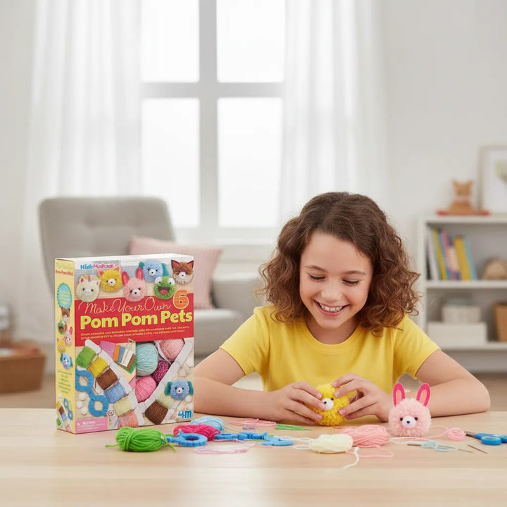 Kit De Arte Mascotas De Pompom
