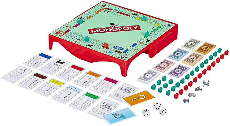Juego De Mesa Monopoly Edición De Viaje Para Niños