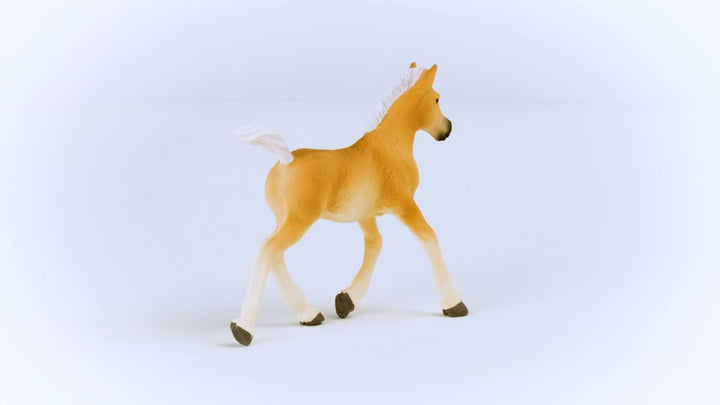 Figura Coleccionable Potro Haflinger Pintada A Mano