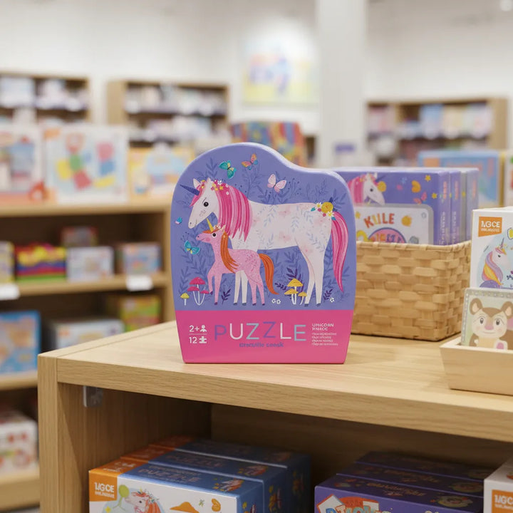 Rompecabezas 12 piezas Unicornio mágico