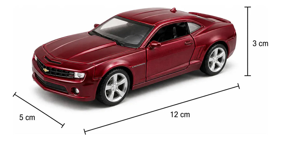 Carro A Escala 1/36 Chevrolet Camaro Maisto Rojo Original