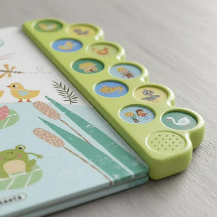 Libro Didáctico Cuento El Patito Feo Con Sonido Niños