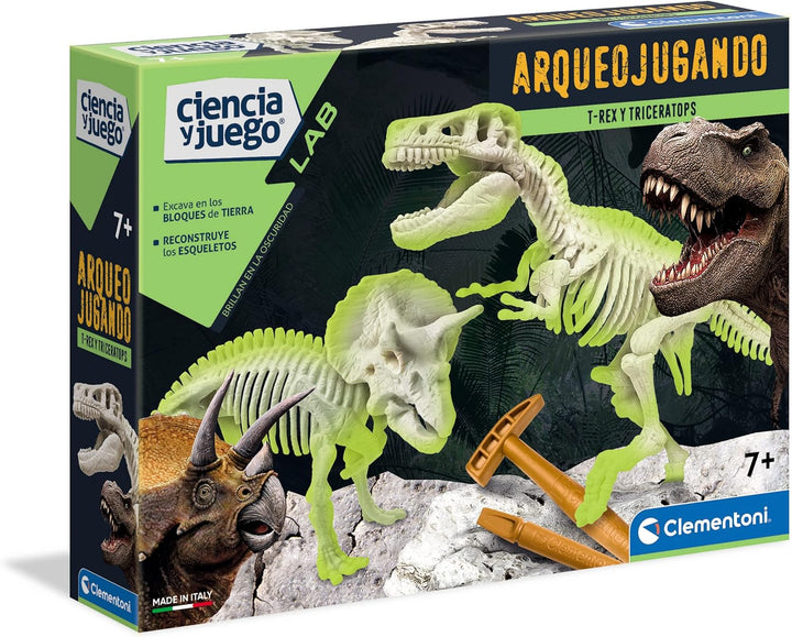 Juego Excavar Fósil De Dinosaurio Triceratops