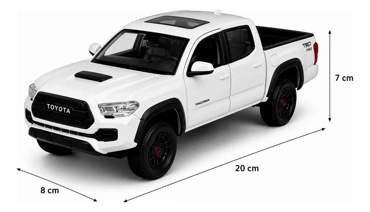 Carro De Colección 1:27 Se Toyota Tacoma Trd Pro Blanco