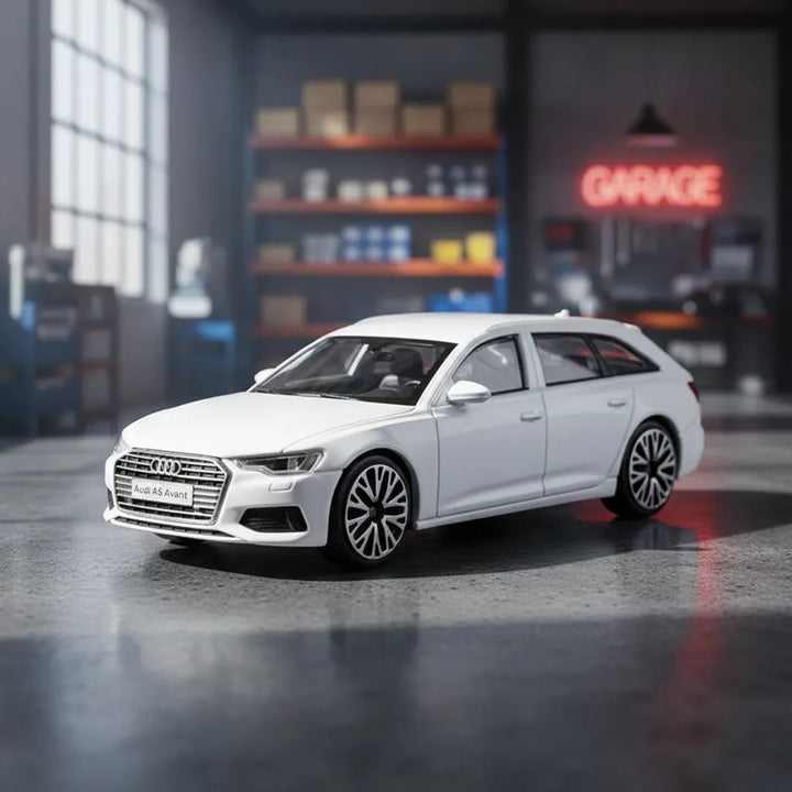 Carro Coleccionable 1/43 Bburago Audi A6 Avant Blanco