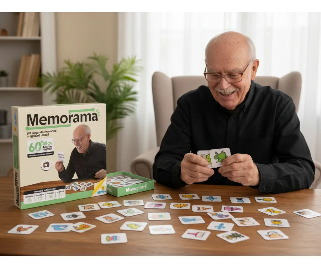 Juego De Mesa Memorama Visual Adultos Mayores