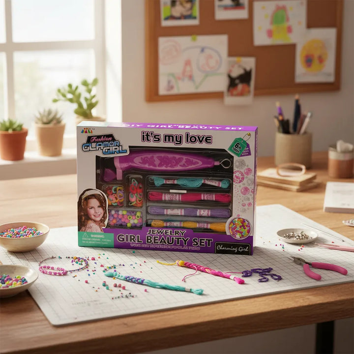 Juego Set  Accesorios Para Peinar Y Diseñar Niñas