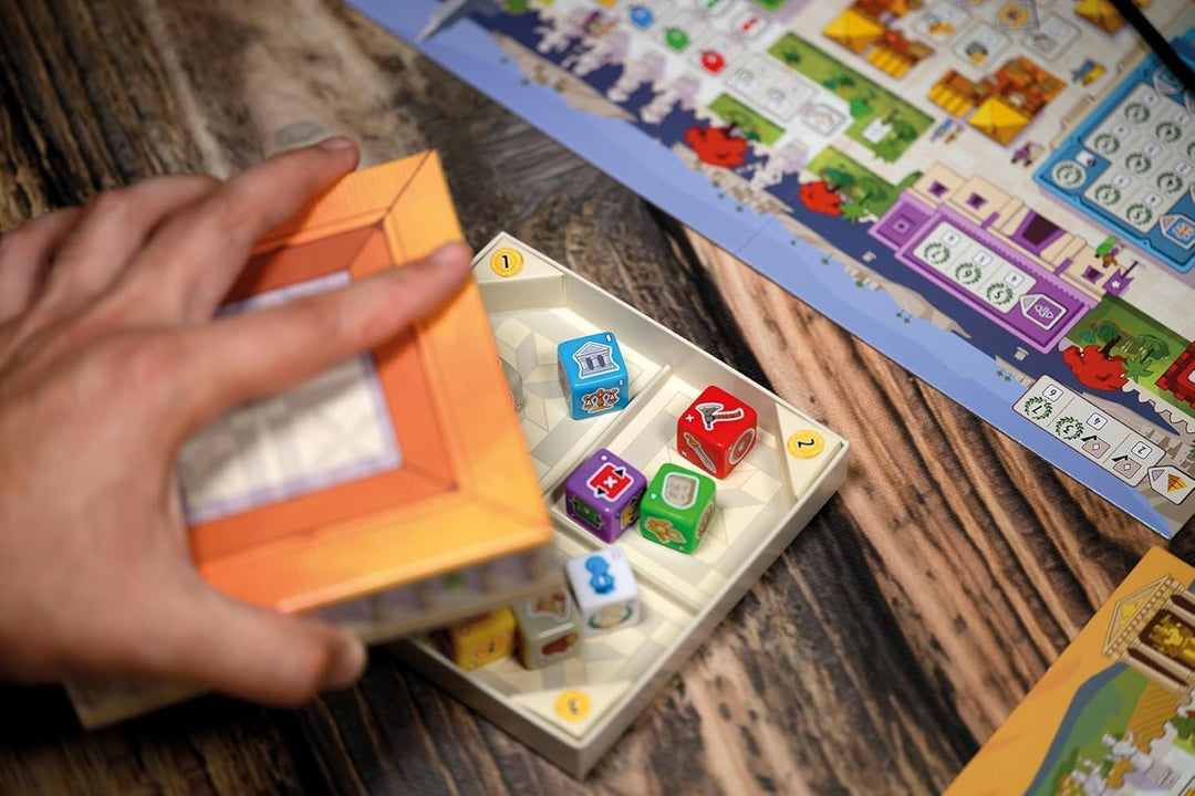 Juego De Mesa Estrategia 7 Wonders Dice Para Niños Familia