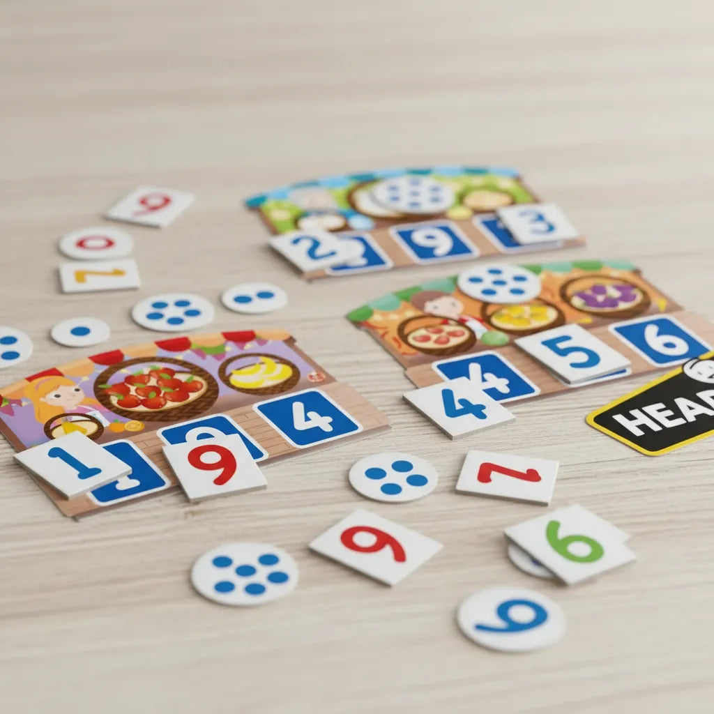 Juego Montessori Bingo Tactil De Numeros