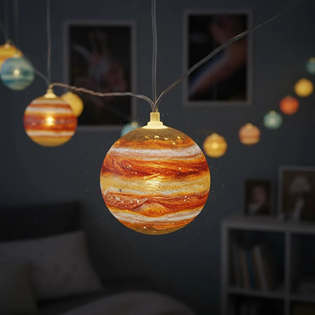 Experimento Sistema Solar con luces