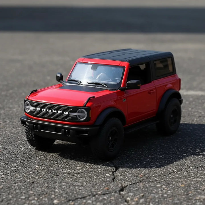 Carros A Escala 1:36 Maisto Ford Bronco Wiledtrank Rojo