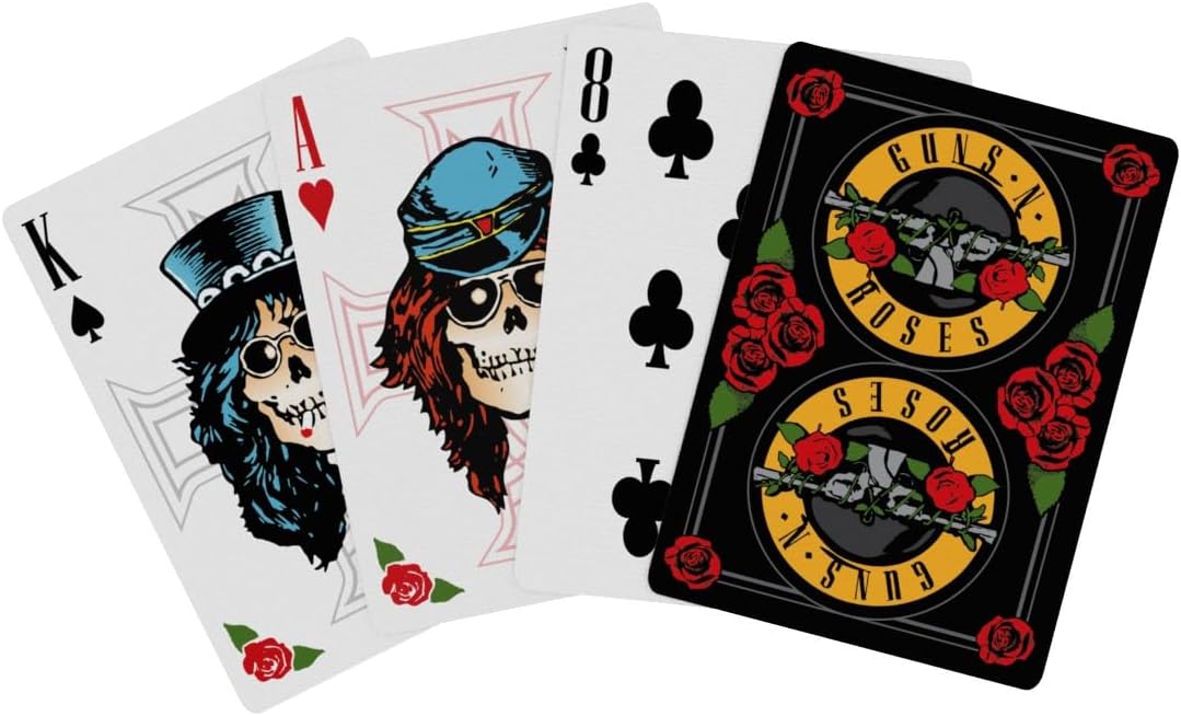 Juego De Póker Edición Guns N Roses Adultos