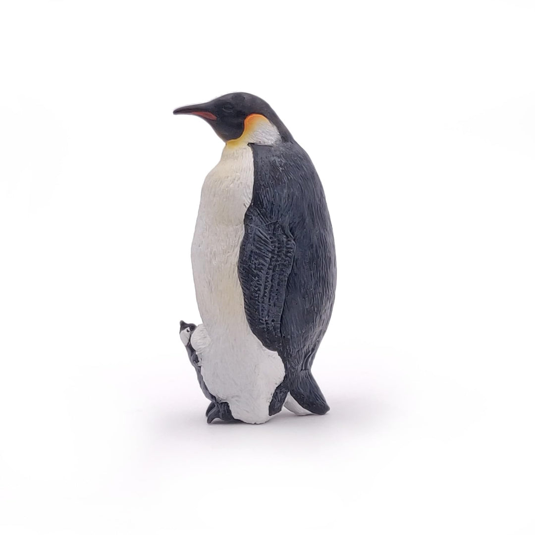 Figura Pingüino Emperador Pintada A Mano papo