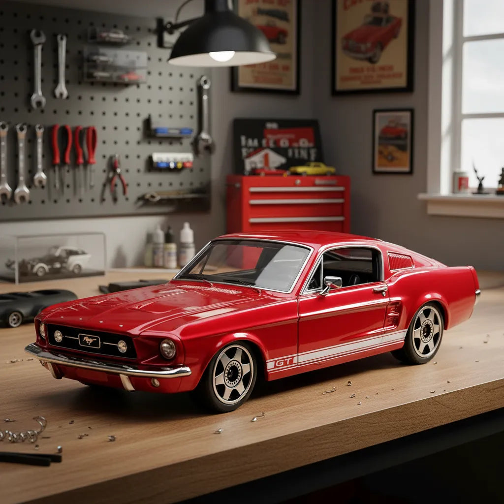 Carro A Escala 1:43 Ford Mustang GT Rojo
