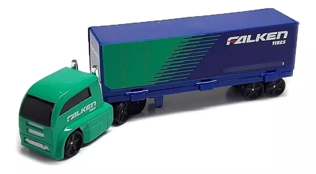 Camión Highway Hauler Falken Tires Escala 1:18 Maisto