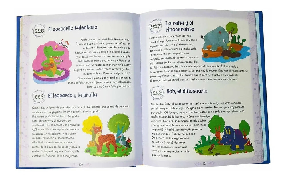 Libro 365 Cuentos De Animales Lexus Para Niños