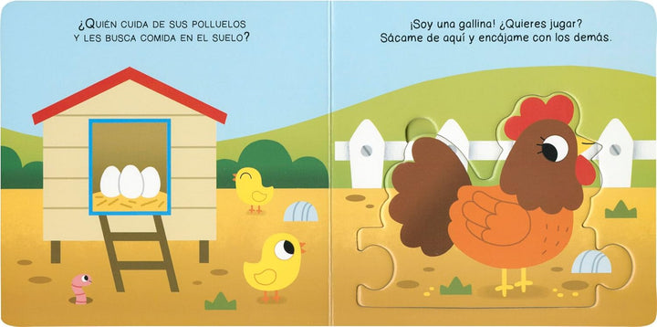 Juego Didáctico Animales De La Granja Niños