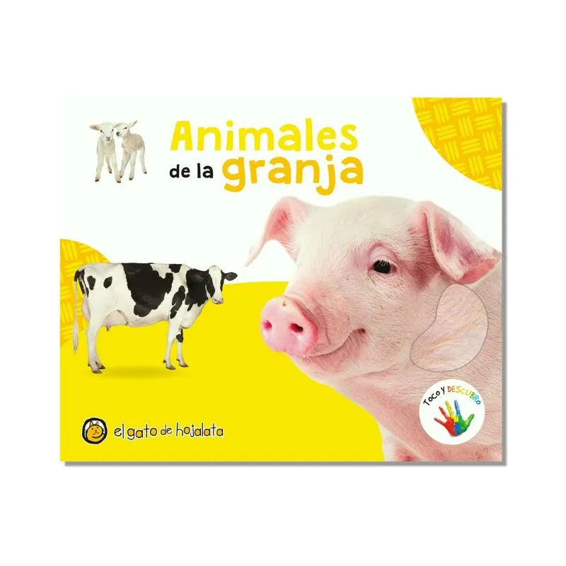 libro Toca Y Descubro Animales De La Granja Para Niños
