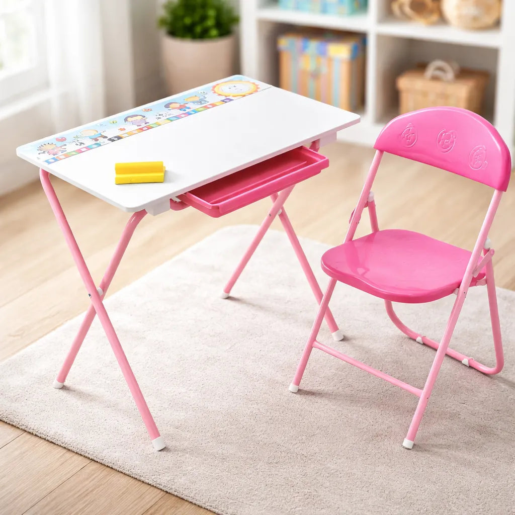Juego Set Kinder Tablero Con Silla Y Accesorios Para Niños