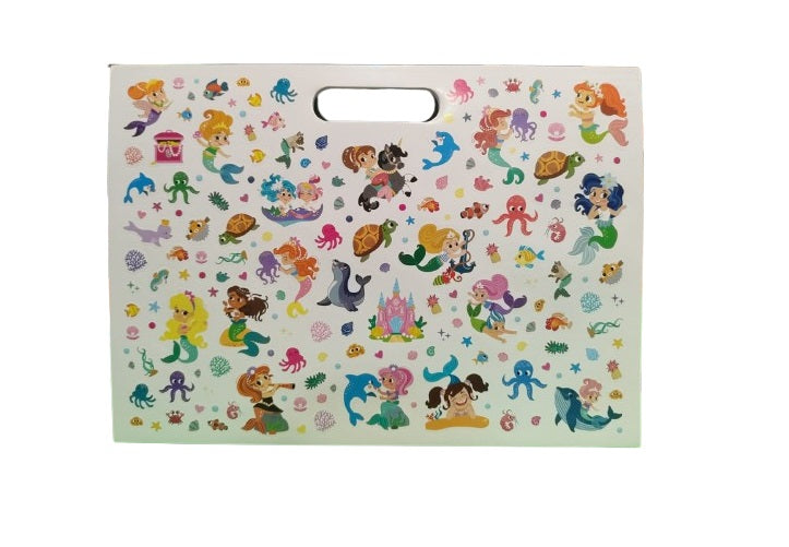 Libro Colorear Con 200 Stickers océano Niños