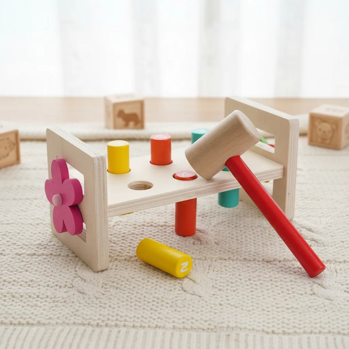 Juego Didactico Banquito Para Martillar