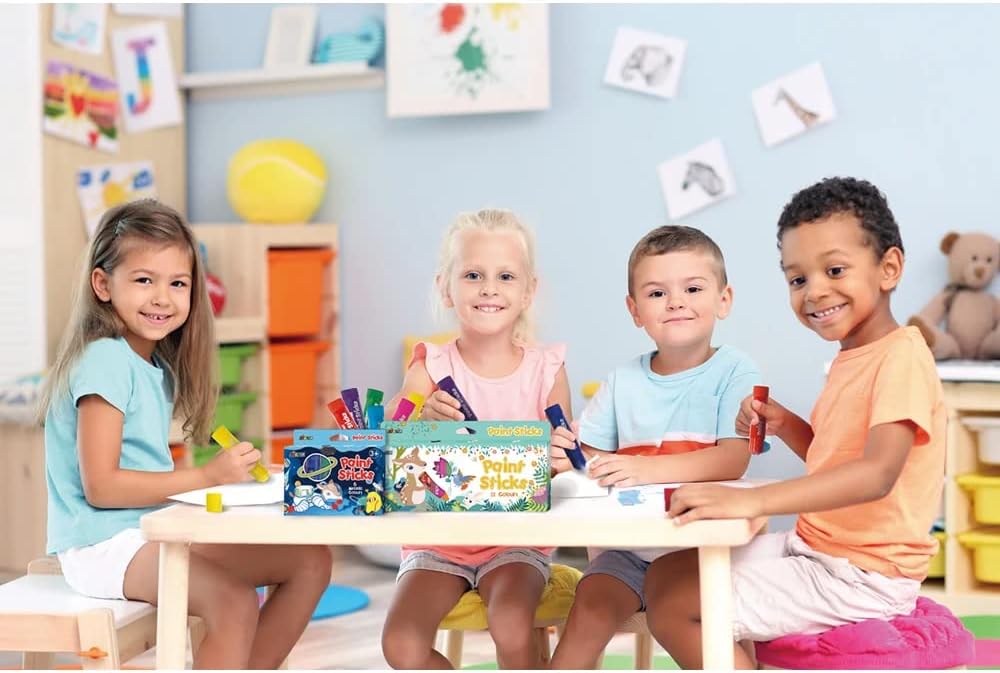 Set Marcadores Lavables metálicos para Niños