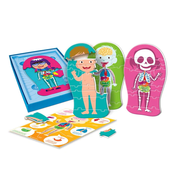 Juego Rompecabezas Del Cuerpo Humano Niños