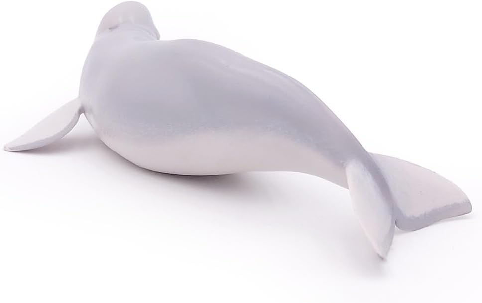 Figura Coleccionable Delfín Beluga Papo Pintada A Mano