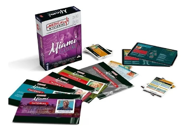 Juego De Mesa Medical Mysteries Miami  Adultos