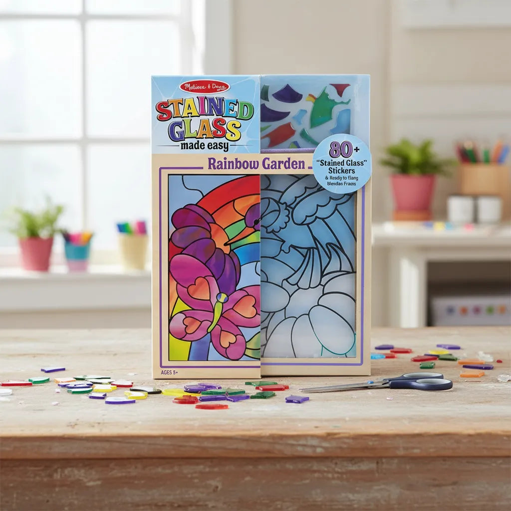 Kit De Arte De Vidrieras Con Pegatinas Para Niñas