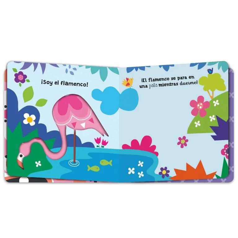 Libro Didáctico Pelos Y Plumas Con Solapas Interactiva Niños