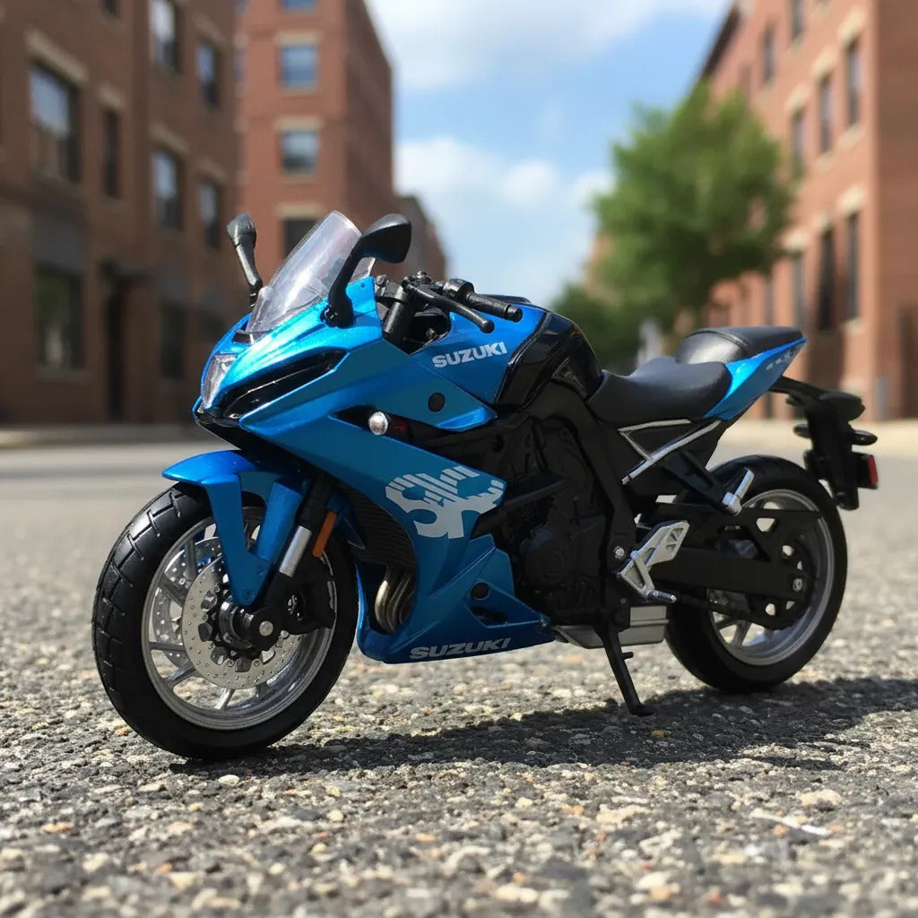 Moto Coleccionable Maisto Suzuki Gsx-8r 2024 Para Niños
