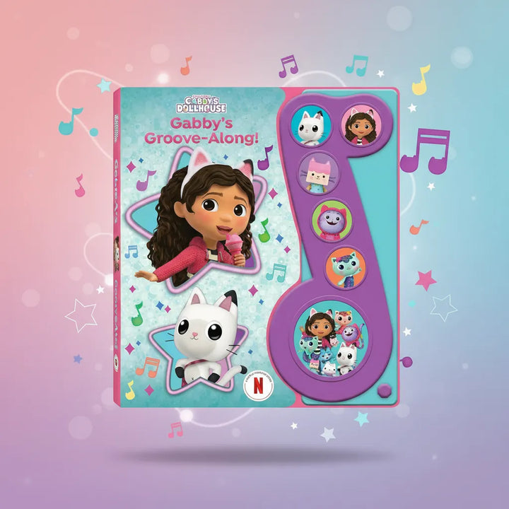 Libro Didáctico Sonido Dollhouse Gabby&