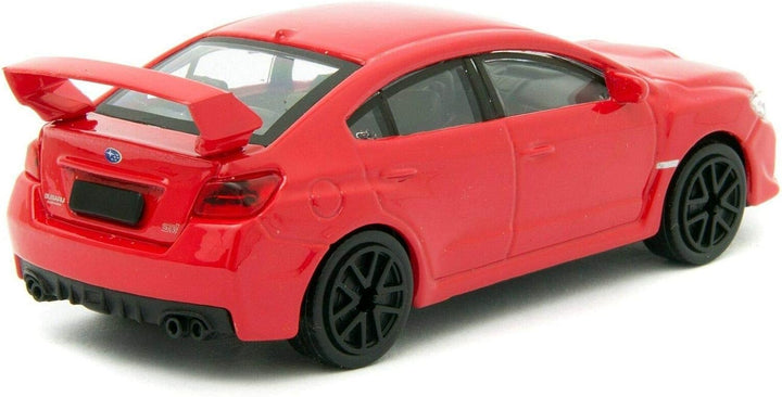 Carro Coleccionable Bburago A Escala 1/43 Subaru Wrx Sti Rojo