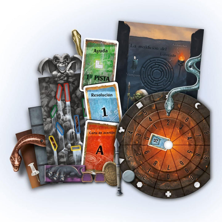 Juego De Mesa Exit El Laberinto Maldito Niños Adultos