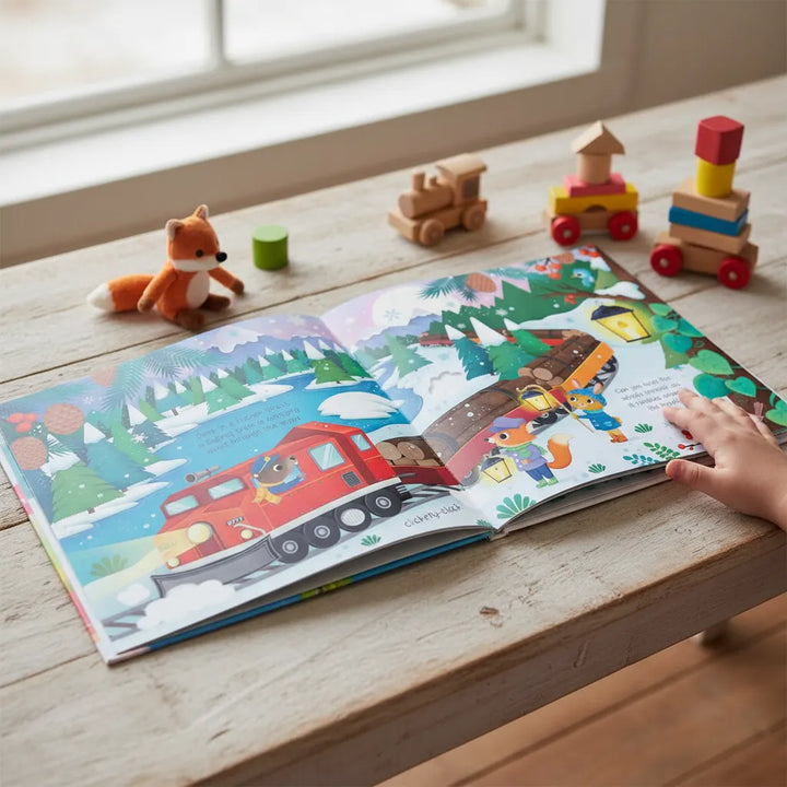 Libro Didáctico Con Sonidos Trenes Para Niños
