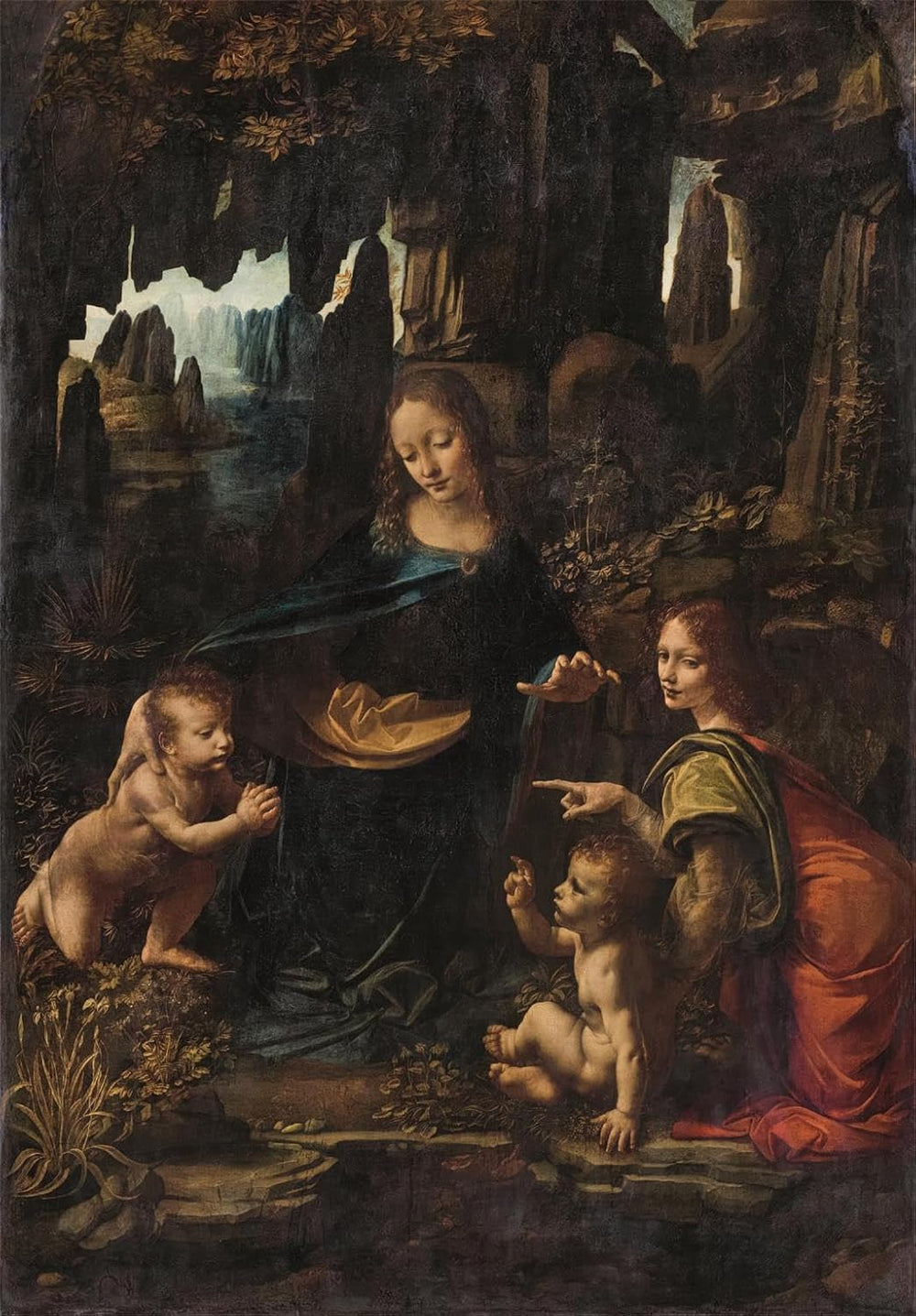 Rompecabezas 1000 Piezas Virgen De Las Rocas