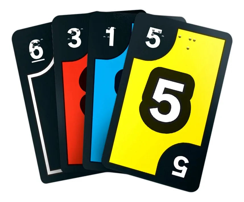 Juego De Cartas Rummy Braille Para Niños