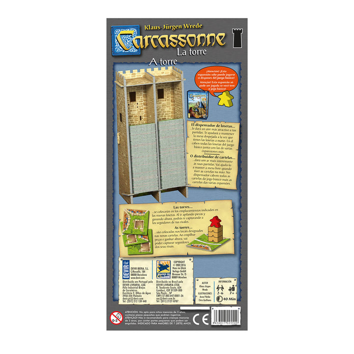 Juego De Mesa Carcassonne La Torre Para Niños